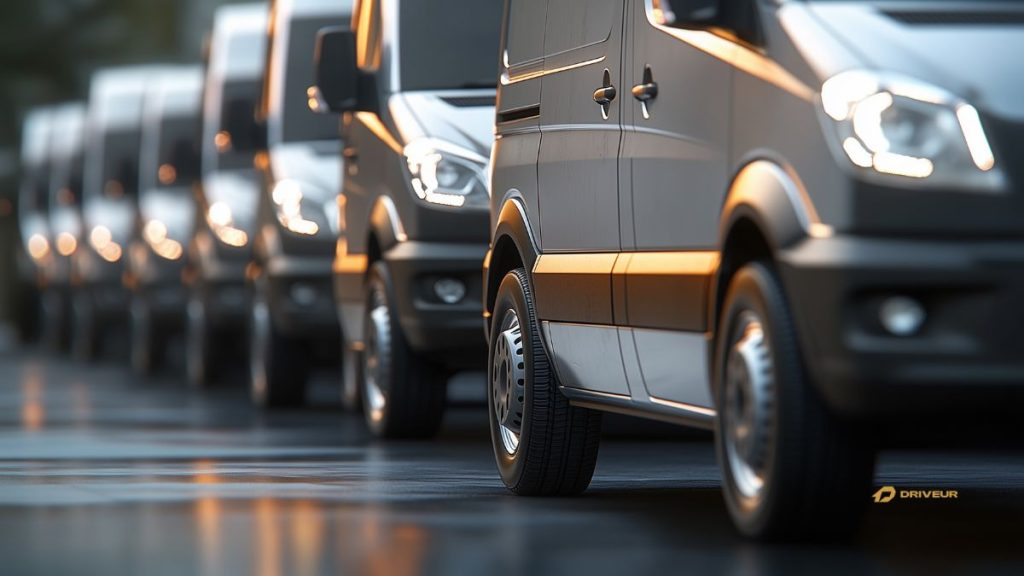 A fleet of luxury car for corporate event logistic