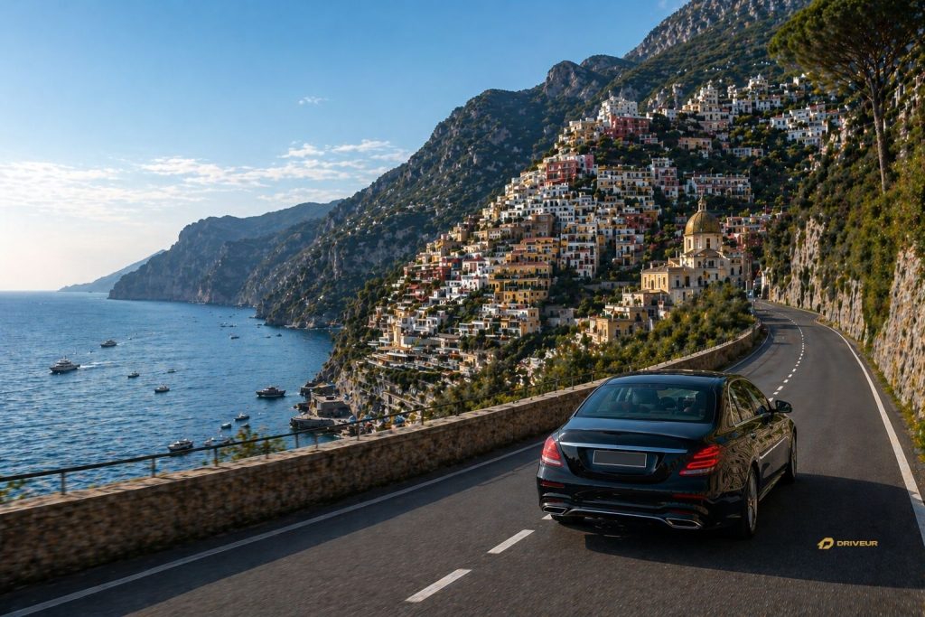 Amalfi Coast and Positano, private transfer Driveur
